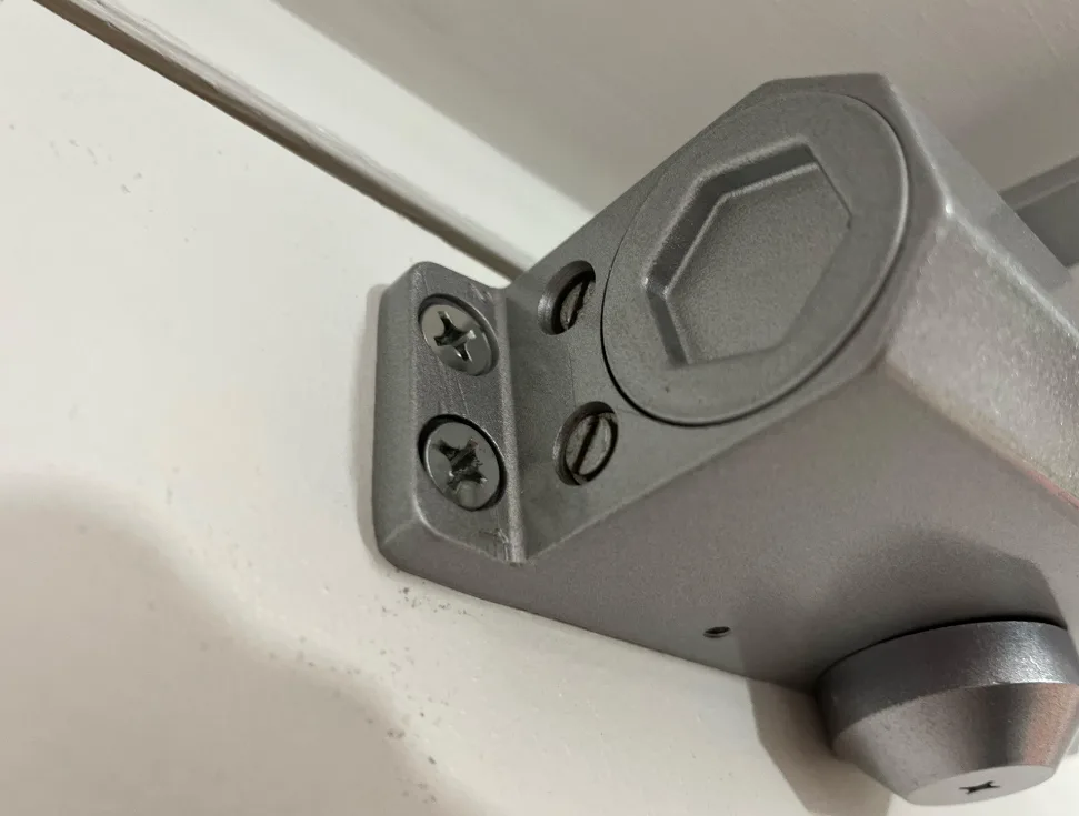Door closer adjustment and replacement for code compliance
