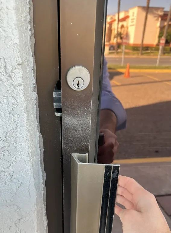 Emergency commercial lockout assistance for office building by Triton Locksmith South Florida