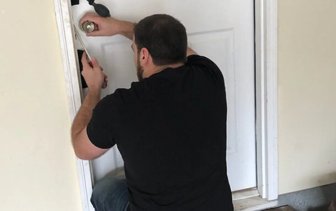 Triton Locksmith providing emergency lockout service and door lock repair