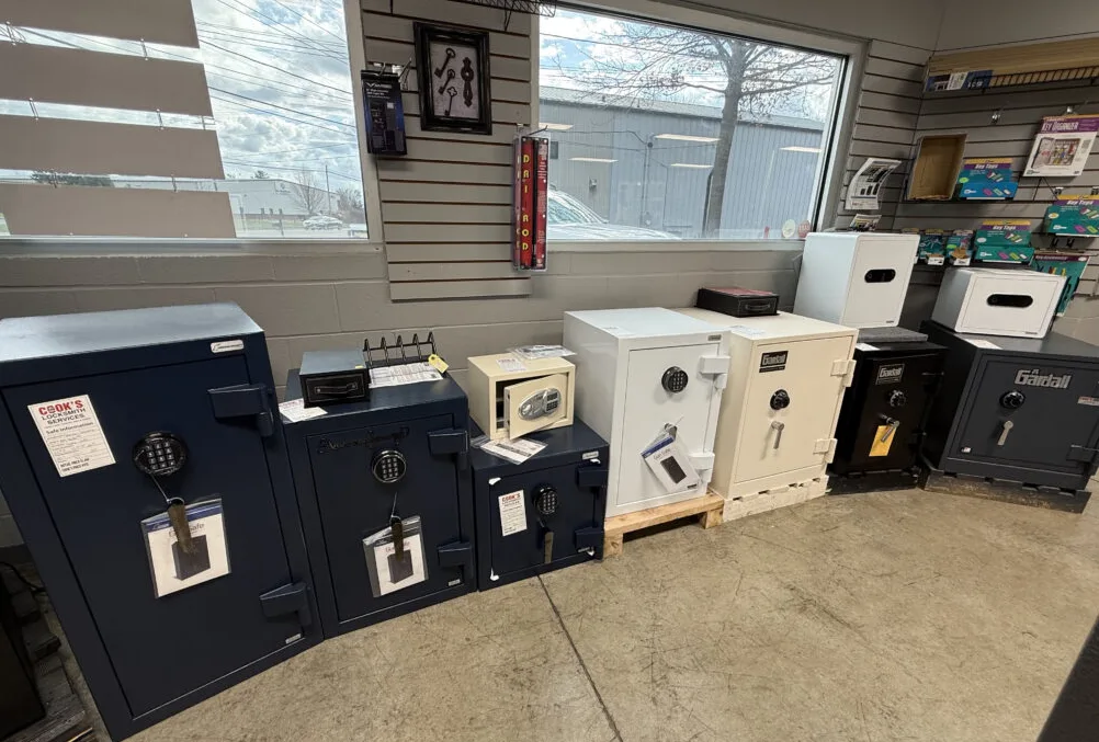 Home safe installation with floor bolting for security by Triton Locksmith in South Florida