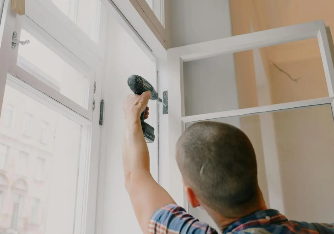 Secondary window lock installation for ground floor security on South Florida home