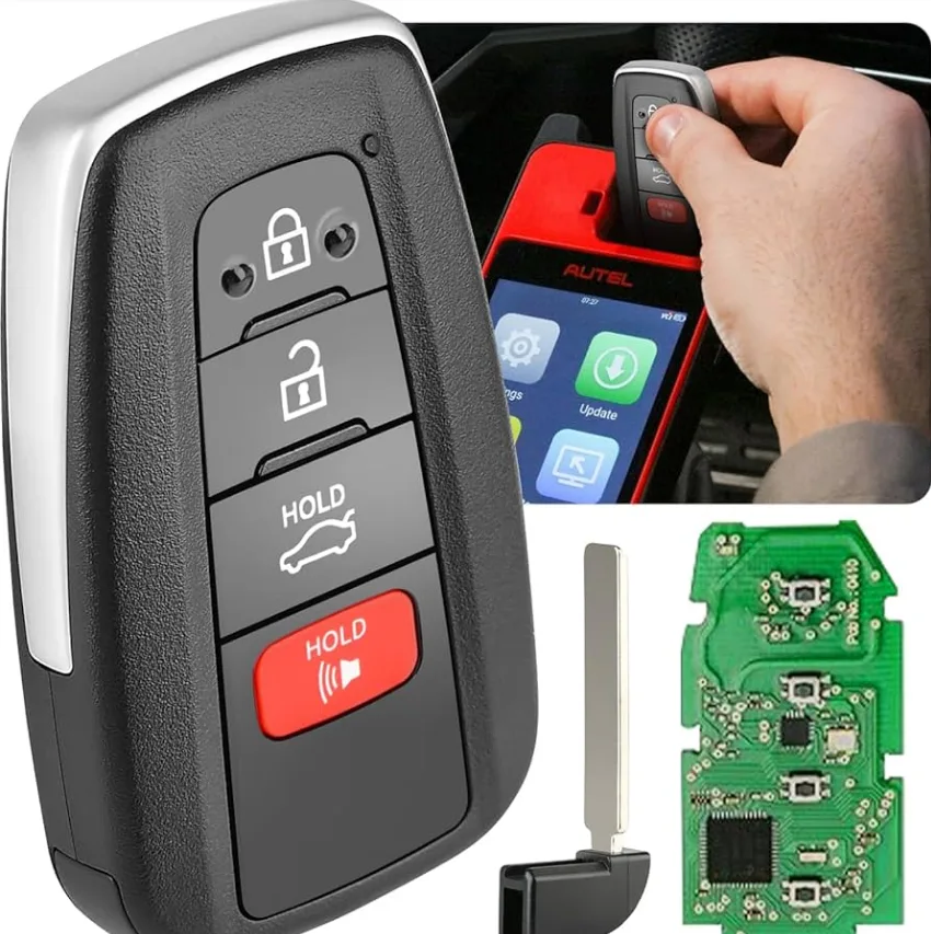 Toyota Smart Key proximity fob replacement and 8A chip programming in South Florida